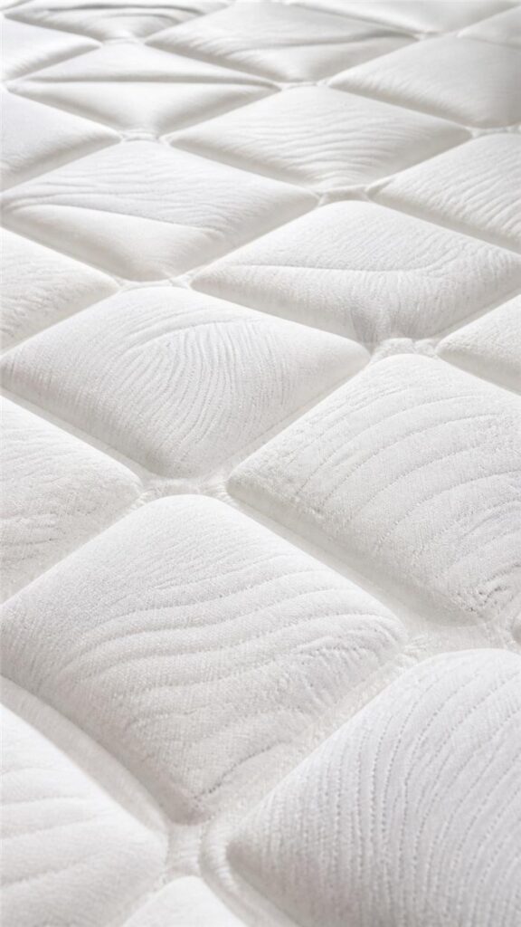 Clean quilted mattress after professional mattress cleaning in Dublin